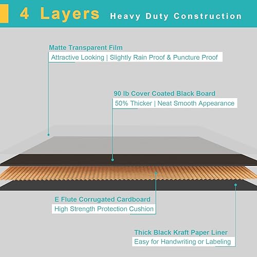 Miniatura 10 de Cajas de envío blancas de 13 x 10 x 3 pulgadas, cajas de cartón para embalaje, caja de correo corrugado blanca, cajas de correo con bloqueo de