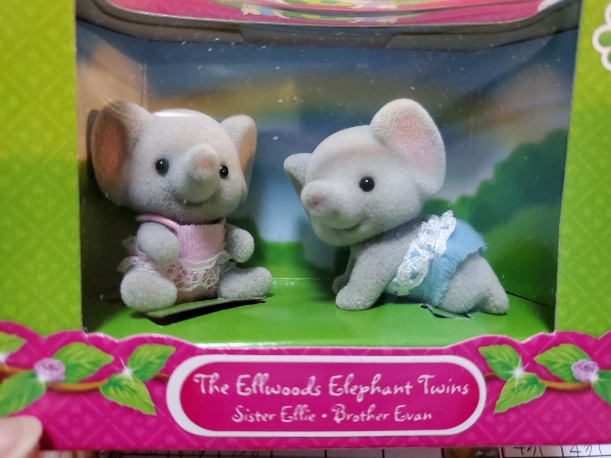 正規店仕入れの 海外版 新品 シルバニアus ゾウ 双子赤ちゃん 人気カラー再販 Thebakingpan Com