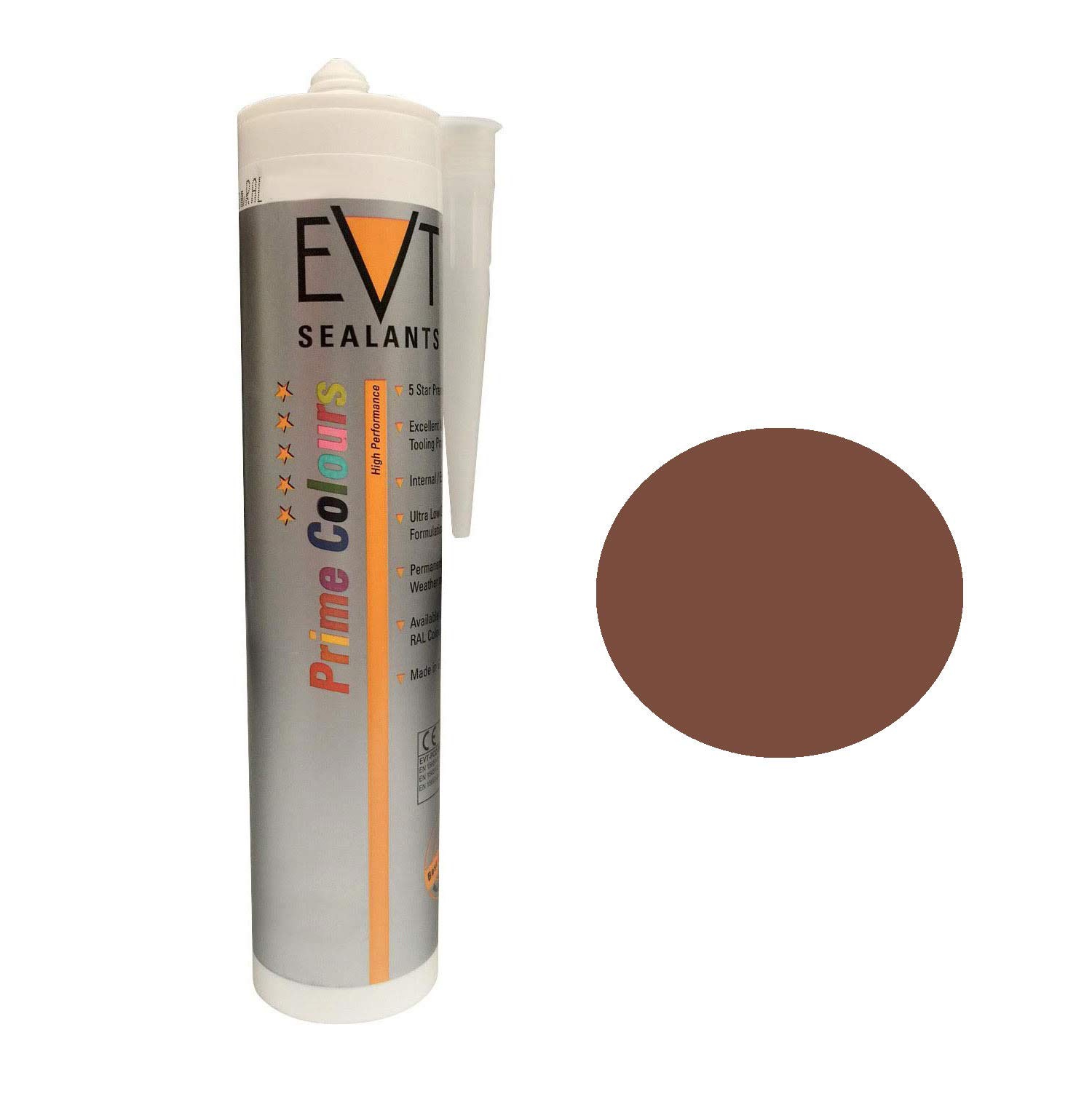 EVT Prime Colour - Silicone (RAL Coloured Silicones) (RAL 8002 Signal Brown)