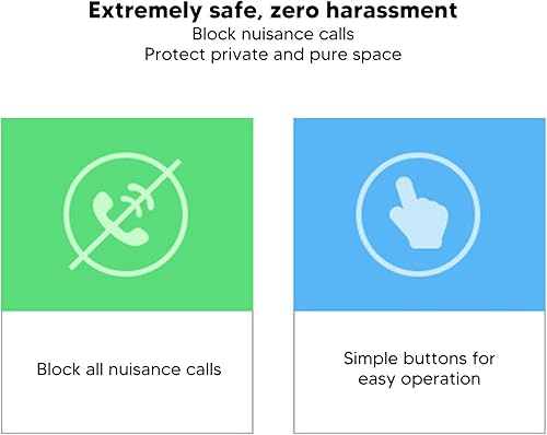 Miniatura 4 de Bloqueador de llamadas para teléfonos fijos, caja de identificación de llamadas para evitar el acoso con pantalla LCD, 4000 grupos de gran