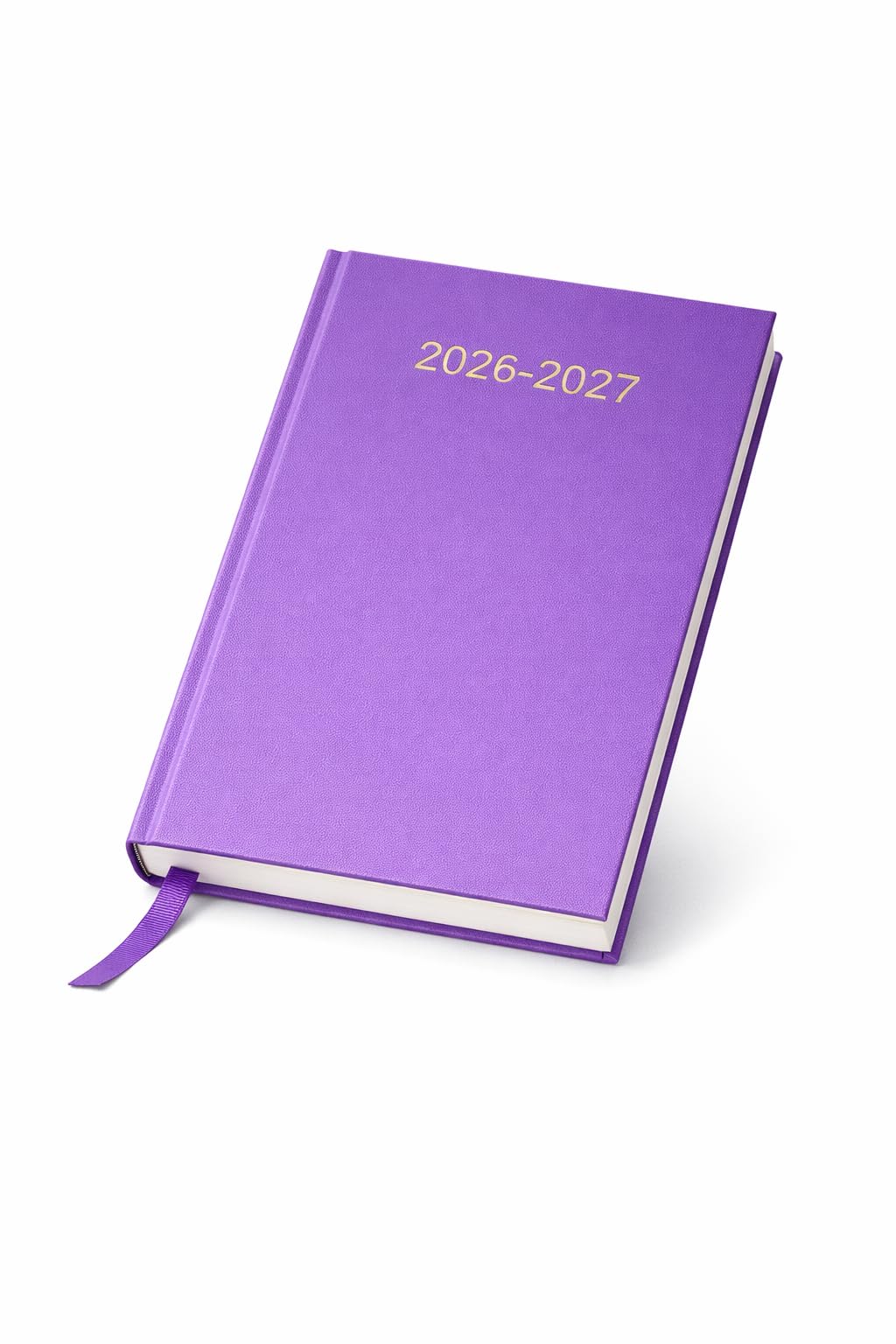 Top Sale Academic Diary 2026-2027 A5 Day Per Page Planner – Student & Teacher Academic Planner Aug 2026 Jul 2027, Hardcover Casebound, Purple Portable School & University Diary — image 1