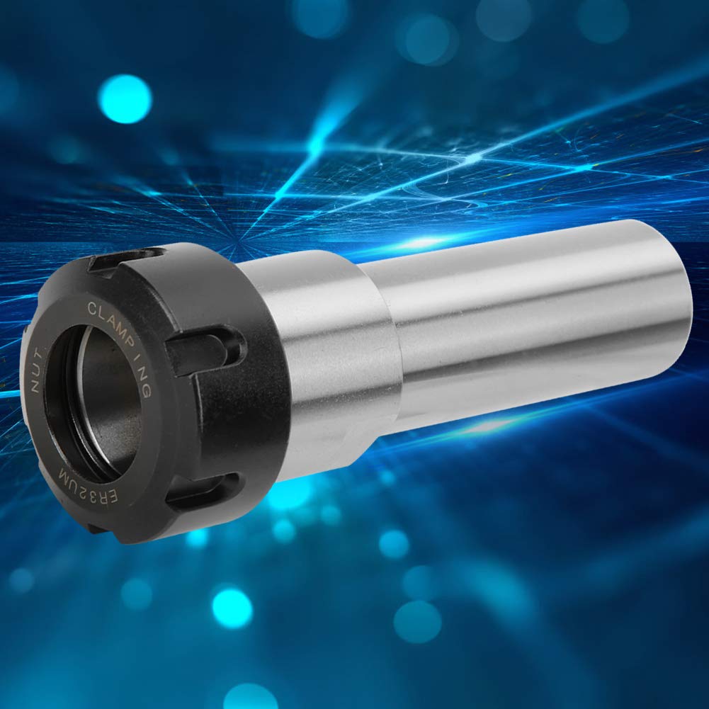 KANASI Portabrocas ER, vástago recto de 80 mm de longitud, alta precisión para mecanizado de agujeros profundos en torno CNC