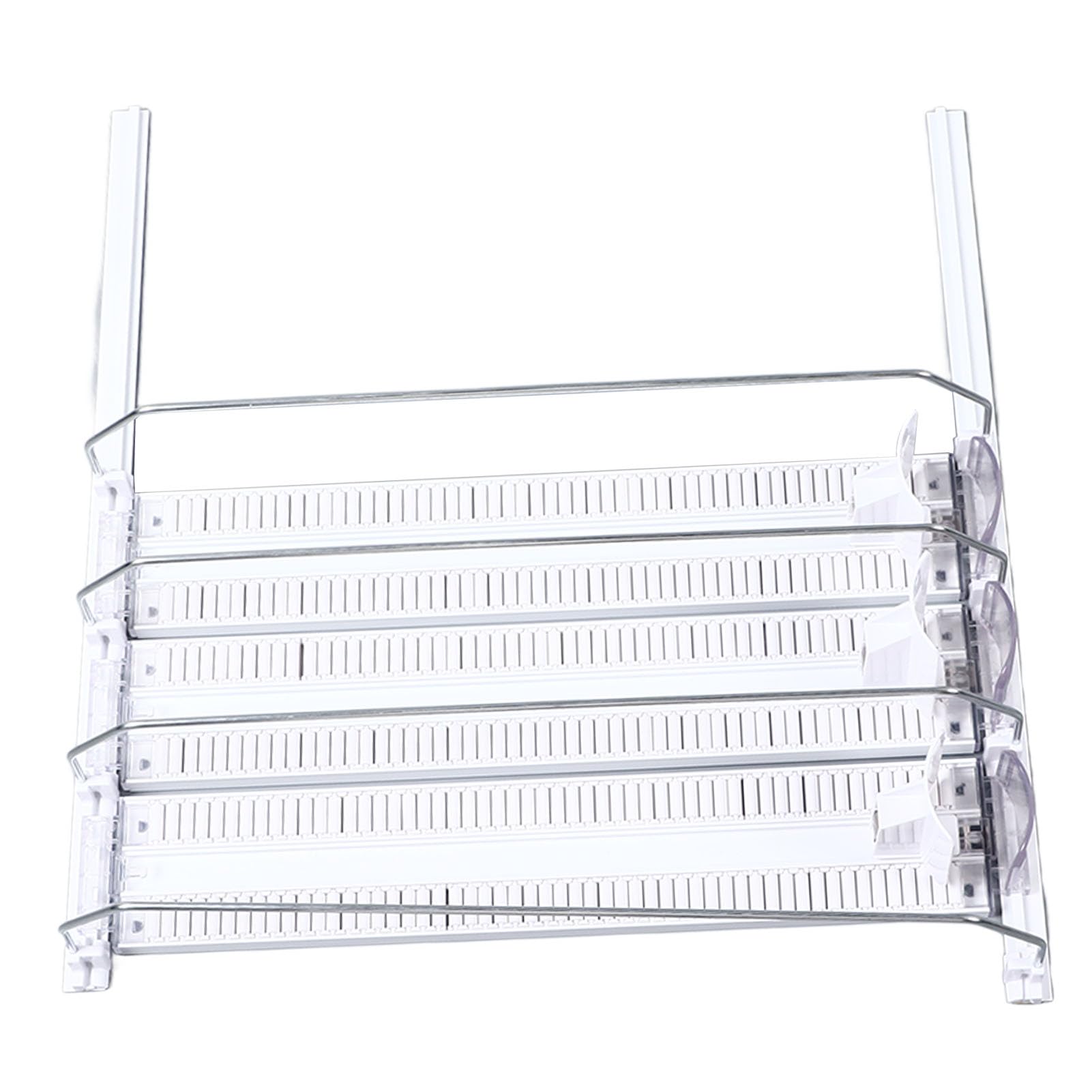 Dispensador de bebidas para nevera, dispensador de latas de refresco ajustable de 38 cm para latas de cerveza y pop, paquete de 3, organizador de bebidas para refrigerador, deslizamiento