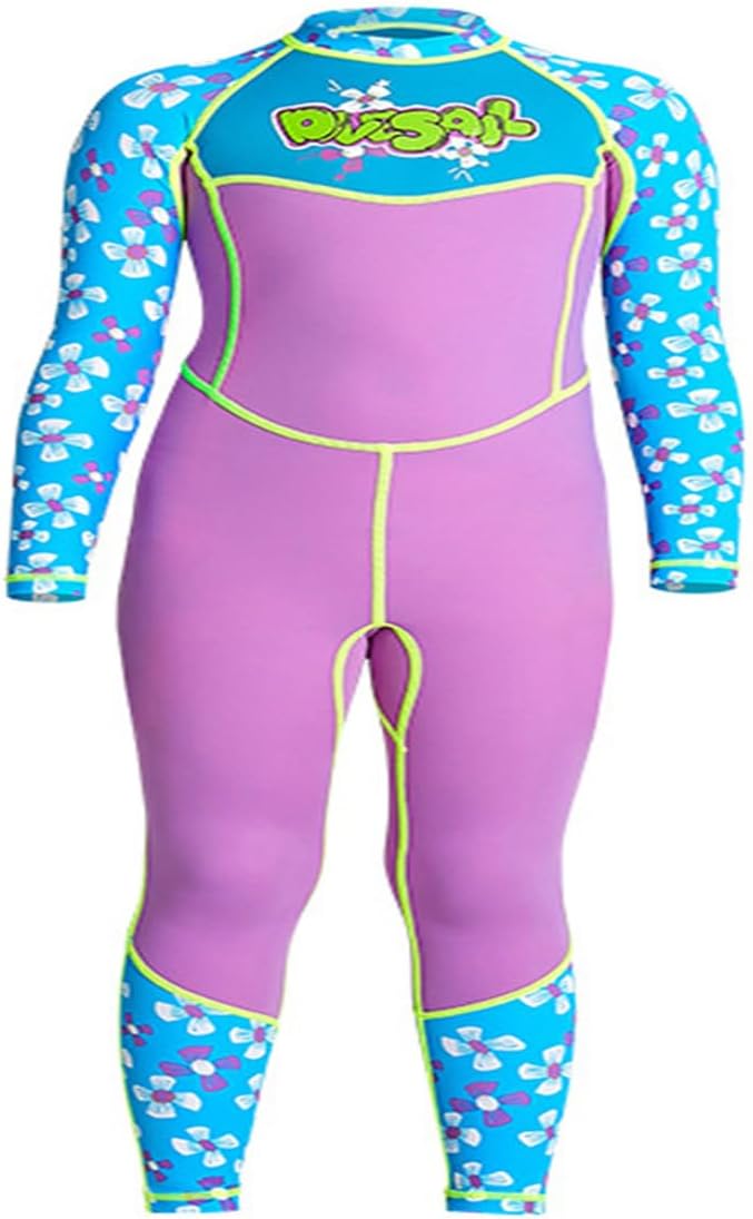 Youth Girls Boys One Piece Water Sports Sun Protection Rash Guard UPF 50+ Long Sleeves Full Suit Swimsuit Wetsuit
