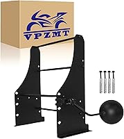 Vista 1 de Detach Depot Tour Pack - Soporte de montaje en pared para equipaje/casco, para Harley/Touring/Road King/Road Glide/Electra Glide/Street Glide &