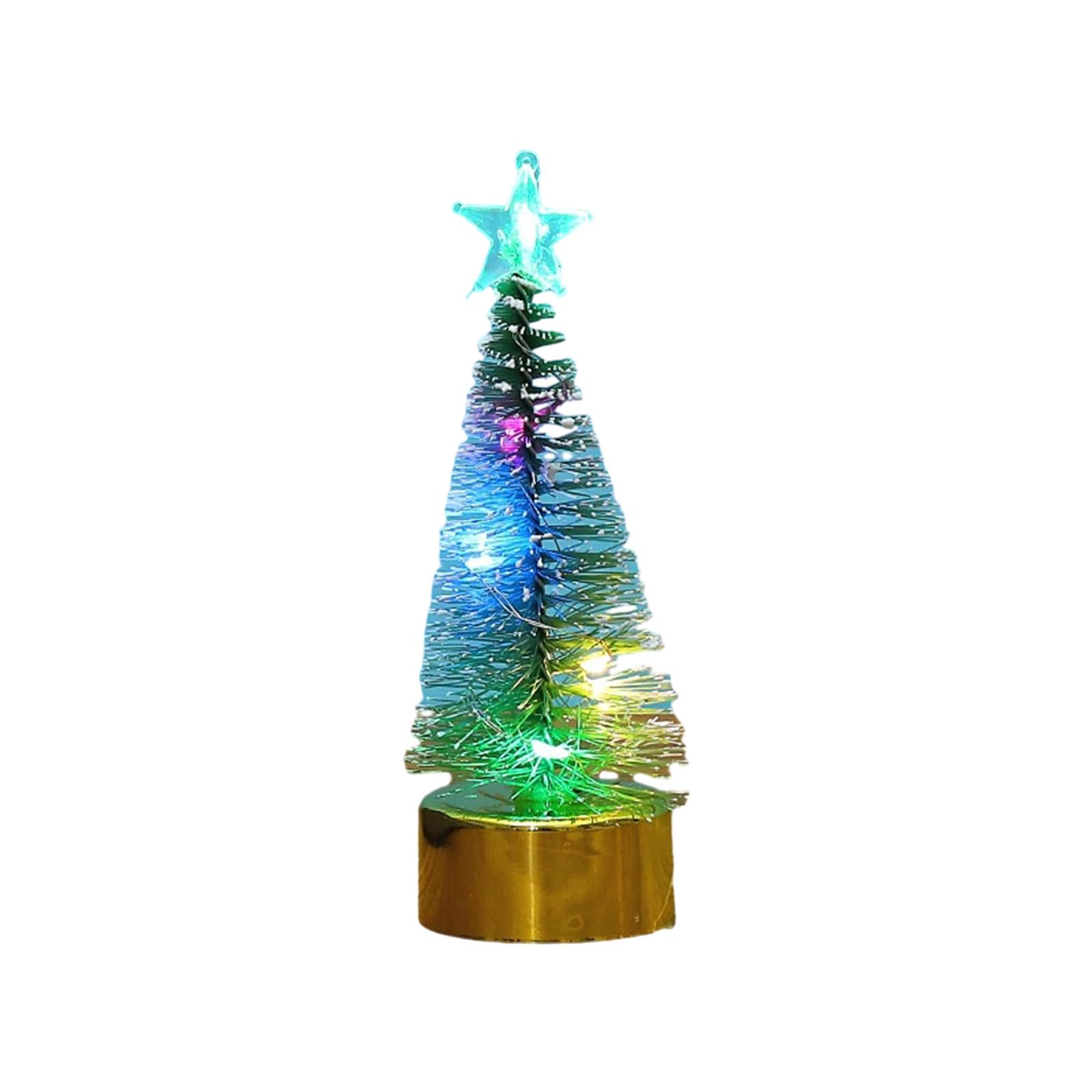 Jazuaiao Colorful LED Christmas Tree Decorations Create Festive Atmospheres with Exquisite Craftsmanship Decors Storage Christmas Tree