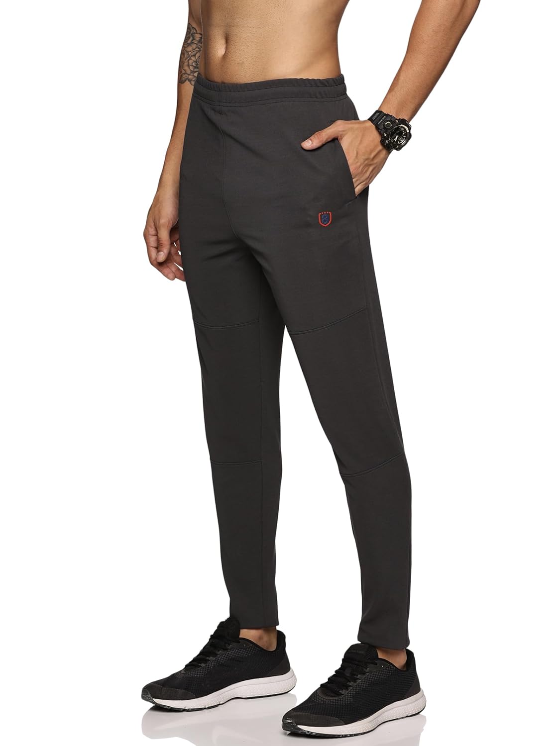 DOMIN8 Men’s Slim Fit Track Pants with Elastic Waist & Drawstring | Slim Fit Joggers for Running, Gym & Sports | Multipurpose Activewear Trousers for Men & Boys DOMIN8 Men’s Slim Fit Track Pants with Elastic Waist & Drawstring | Slim Fit Joggers for Running, Gym & Sports | Multipurpose Activewear Trousers for Men & Boys