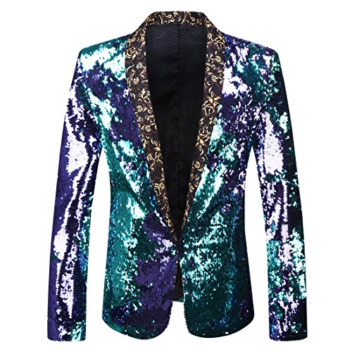 Veste de costume à paillettes homme tenue de mariage et réveillon chic