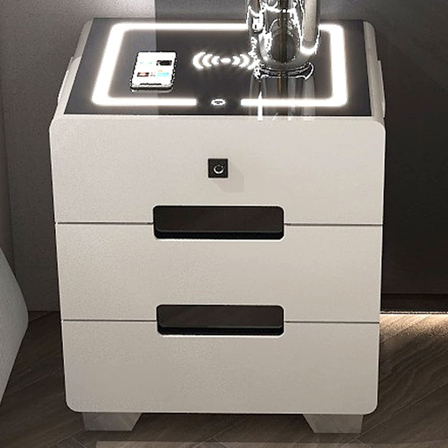 Table d'appoint moderne à LED pour illuminer vos soirées de lecture dans la chambre