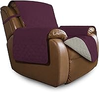 Vista 337 de Easy-Going Funda de Sofá Reclinable Reversible Funda de Sofá Resistente al Agua Funda de Sillón Protector de Muebles con Correas Elásticas