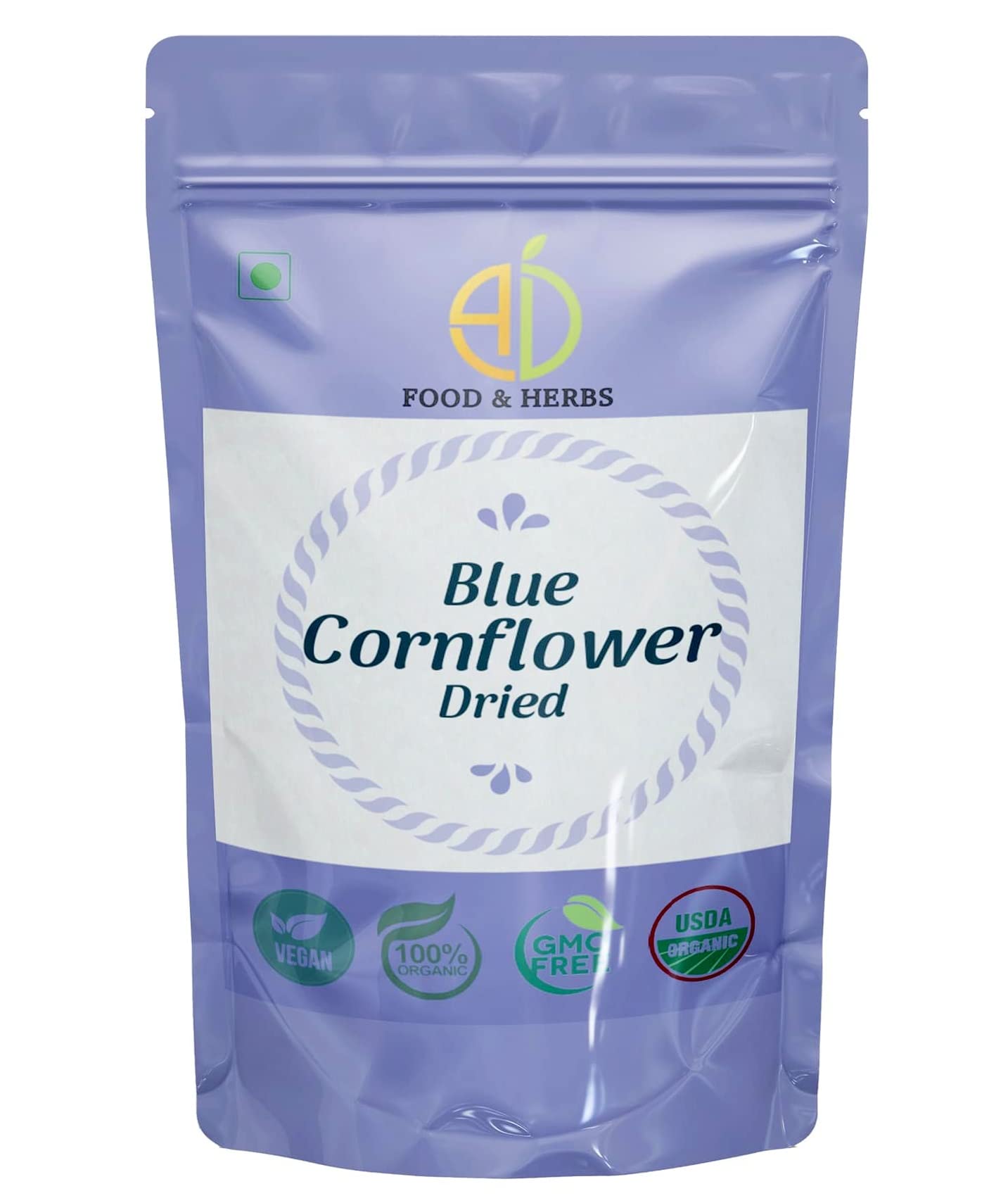 A D Food & Herbs Organic Dried Blue Cornflower Flower Aromatic Edible for Homemade Lattes, Tea Blends, Bath Salts, Gifts, Crafts (20 Gms x pack of 2) (B0B9NSSH7C) Amazon Price History, Amazon Price Tracker