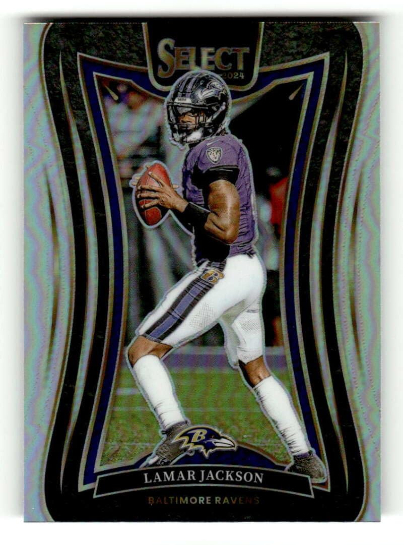 Amazon.com: 2024 Panini Select Silver Prizm #386 Lamar Jackson