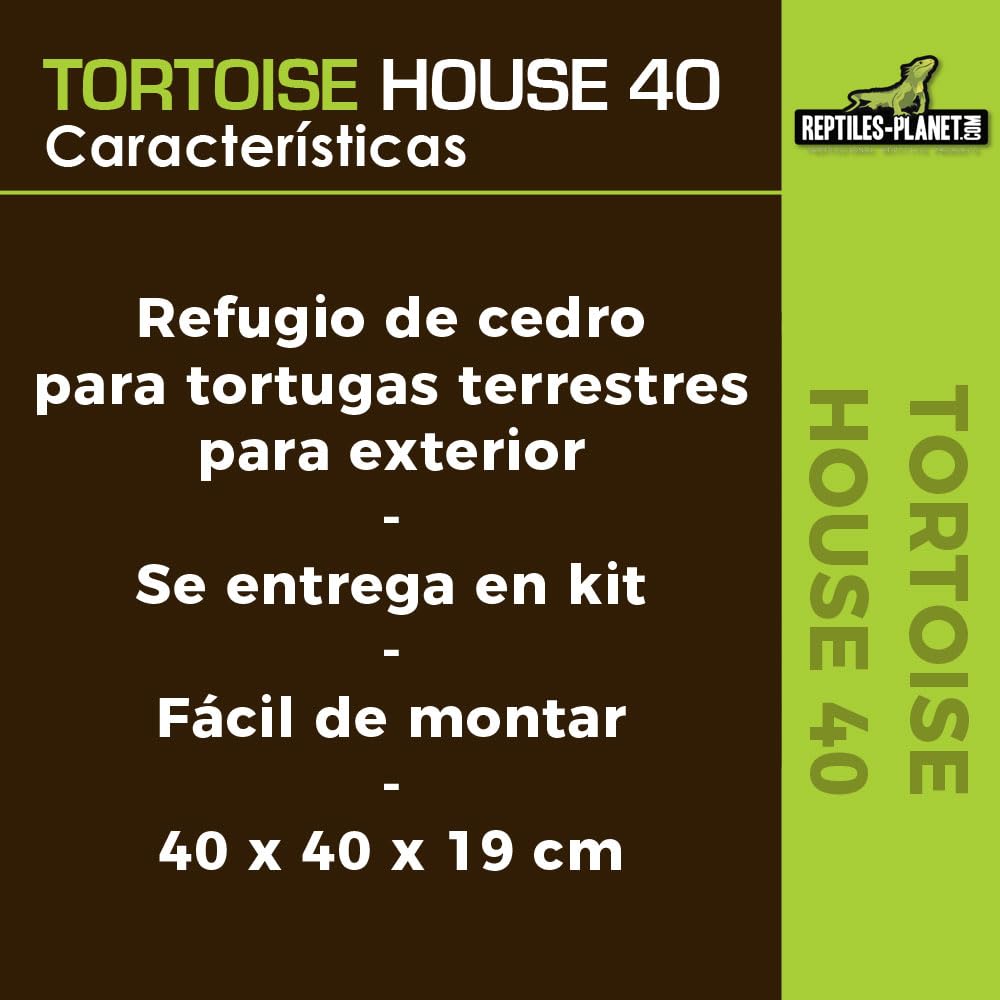 Reptiles Planet - Tortoise House 40 - Refugio para Tortuga Terrestre