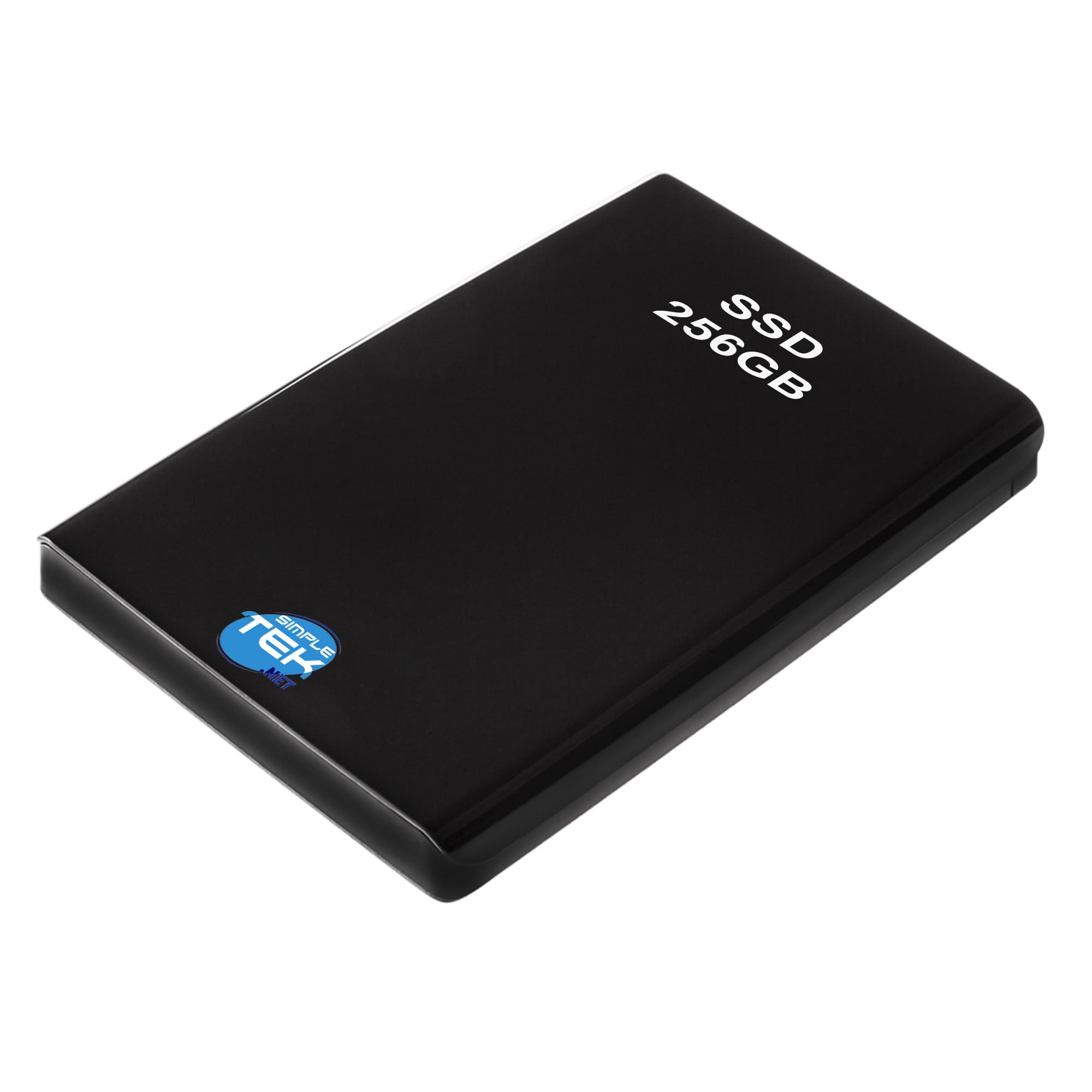 SIMPLETEK - Unità SSD Esterna Portatile 256GB - USB 3.2 Gen 1 - Connessione USB-C/Type-C per PC, Laptop e Console