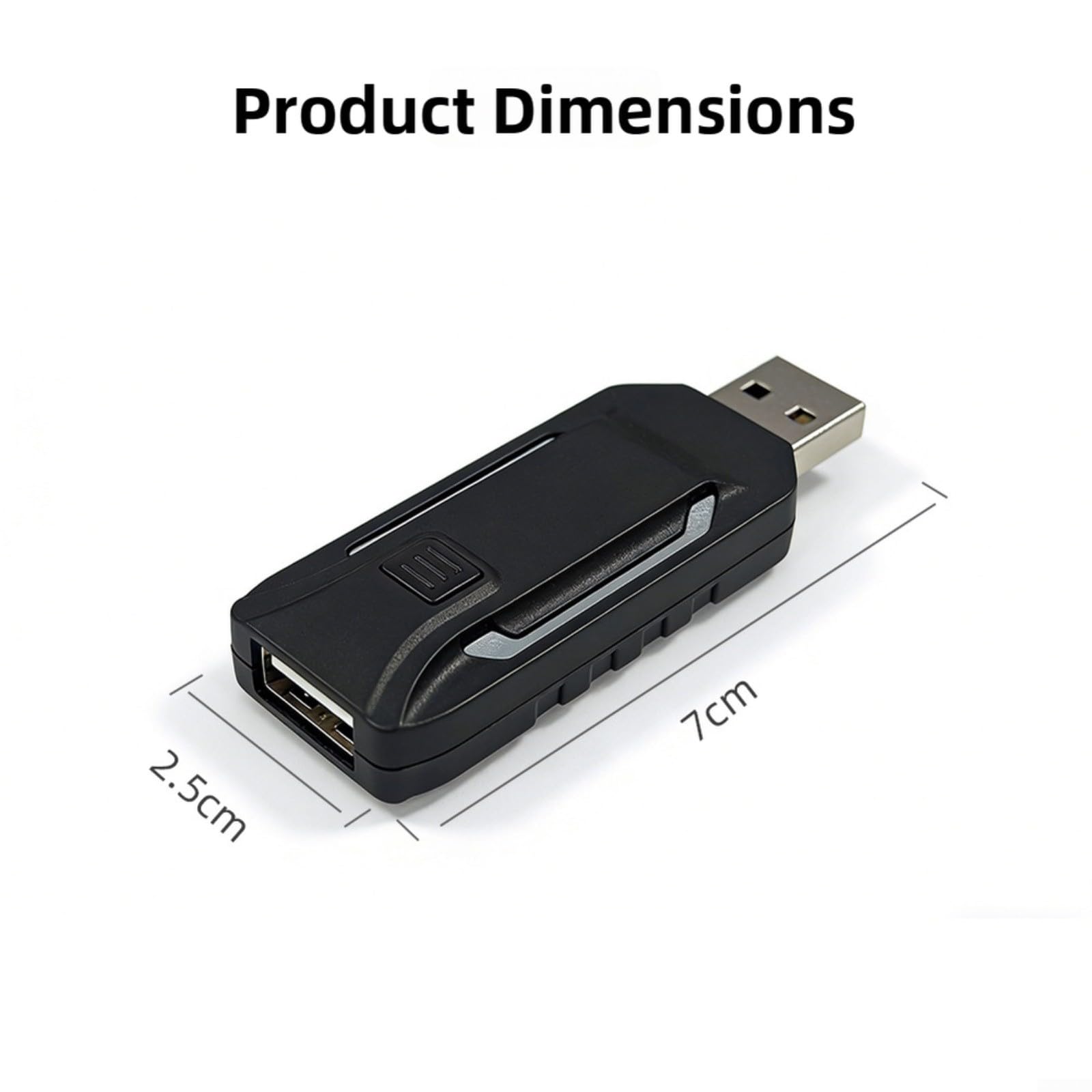Wodsty Ricevitore per volante compatibile N7 per PS5 e PXN per volante da corsa v3 V900 V9, facile installazione, adattatore portatile, nero