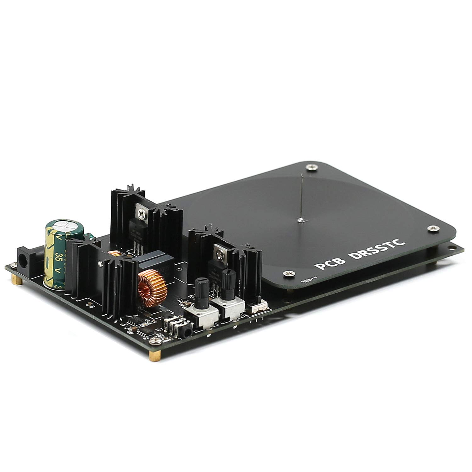 JoytechMusic Tesla Coil Arc Plasma Loudspeaker Wireless Transmission Experiment Desktop Toy Model SSTC SS03