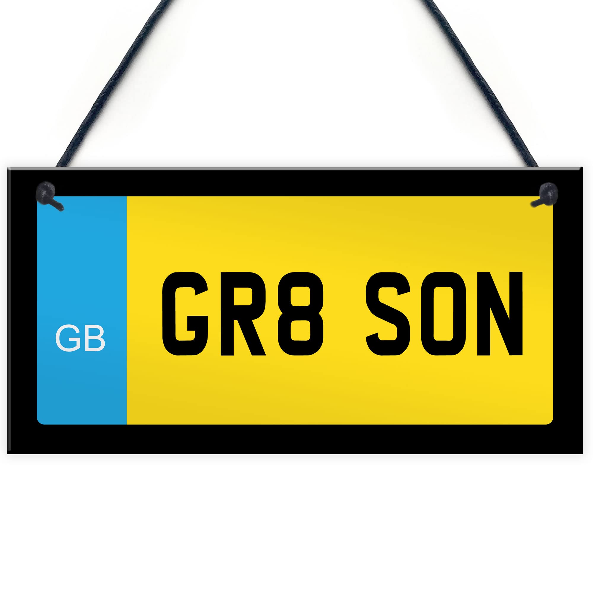 Red Ocean 16th 18th 21st Birthday Gift For Son Hanging Sign Great Son Sign Novelty Son Gift From Mum Dad