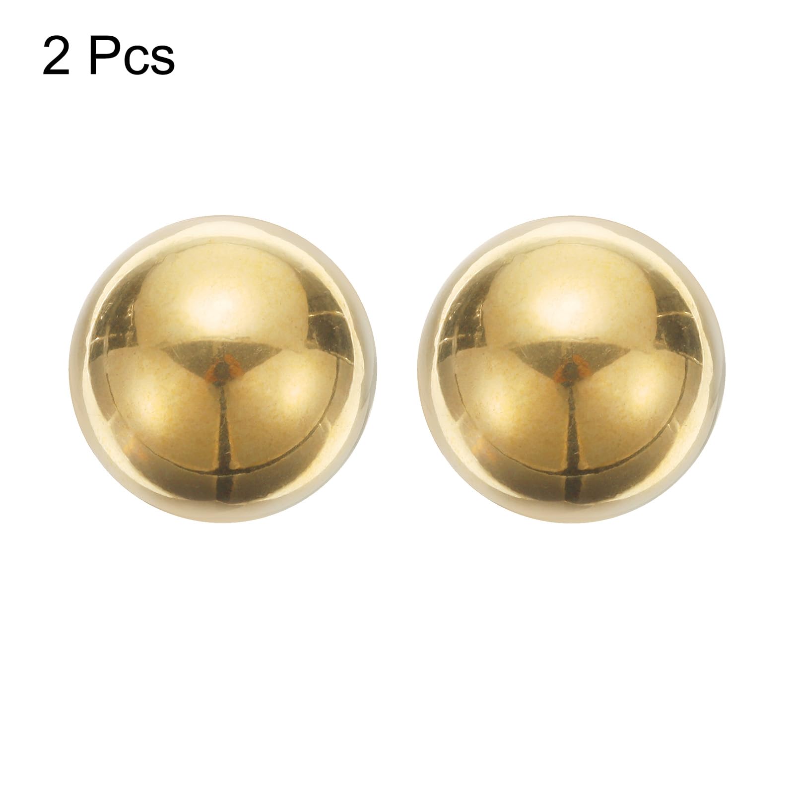 uxcell 2pcs Precision Solid Brass Bearing Balls 25mm Industr -3