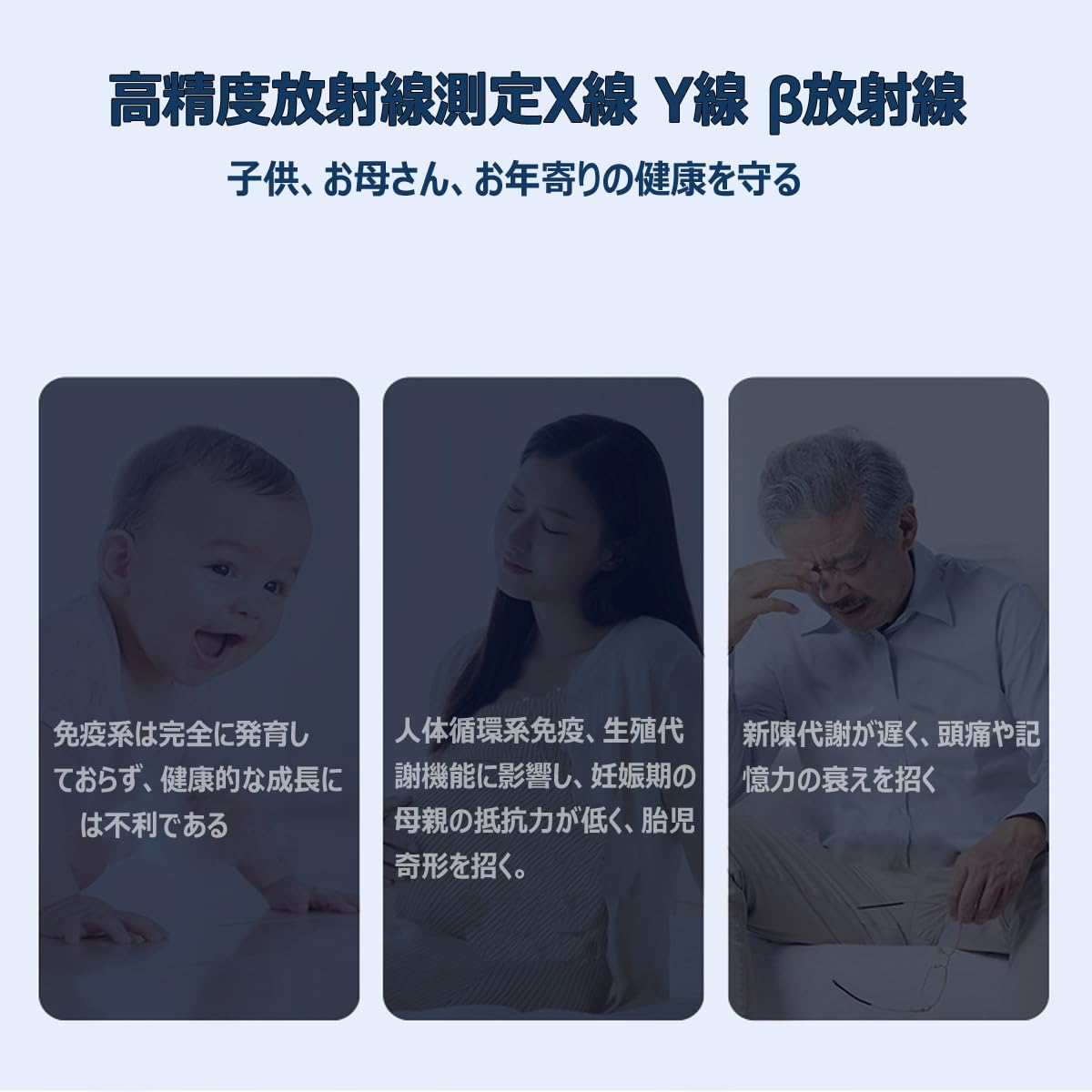 Amazon | 放射線測定器 携帯用 ガイガーカウンター 高精度 β線 γ線 X線