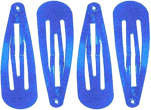 Chic Sleepies Hair Clips 4-Piece Set, Royal Blue