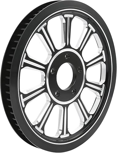 XMT-MOTO - Piñón de polea para correa de rueda trasera para Harley Touring Road Glide no ABS 08-21