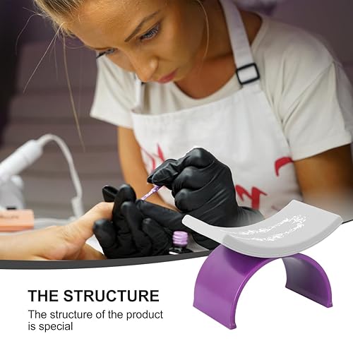 Miniatura 4 de Beaupretty - Cojín de manicura para manos con forma de U, cojín profesional para el reposamuñecas, mesa de escritorio, herramienta de manicura,