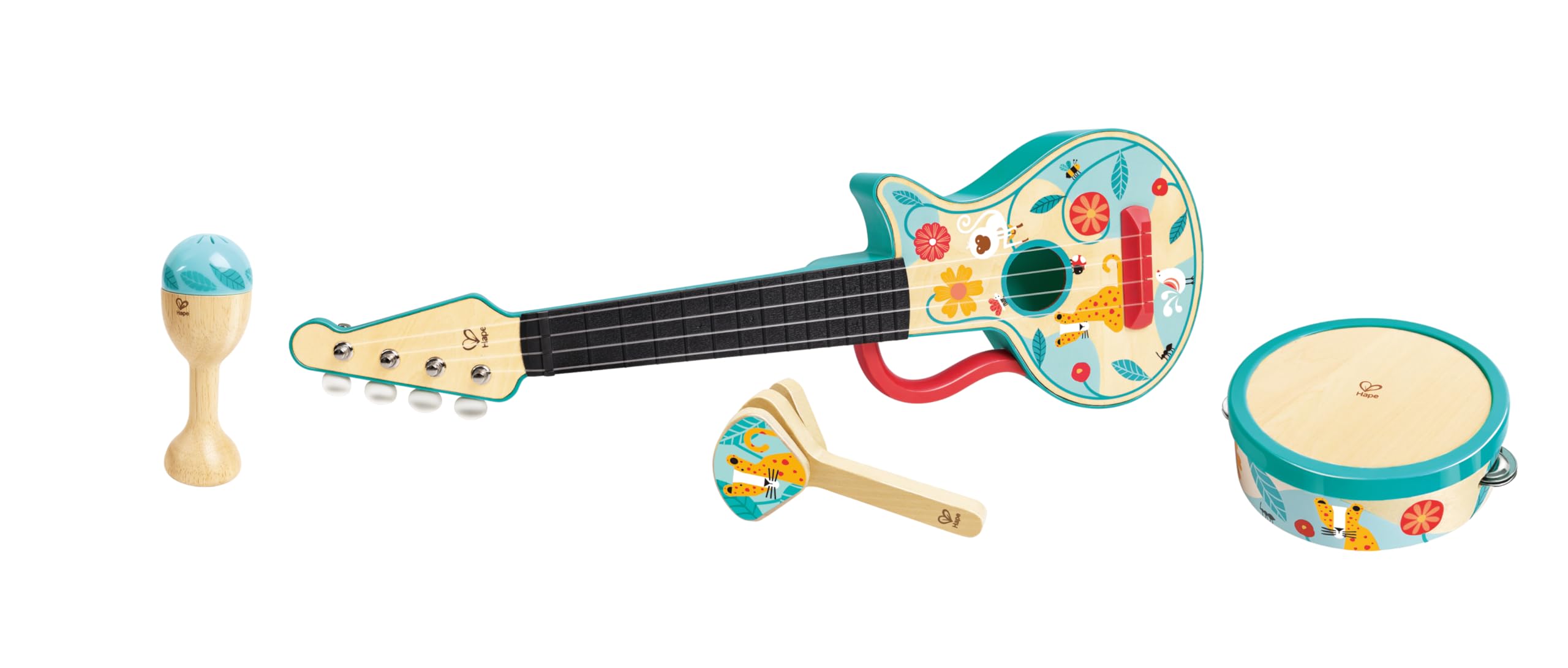 Hape - 4 In 1 Percussion Set (87-0638)