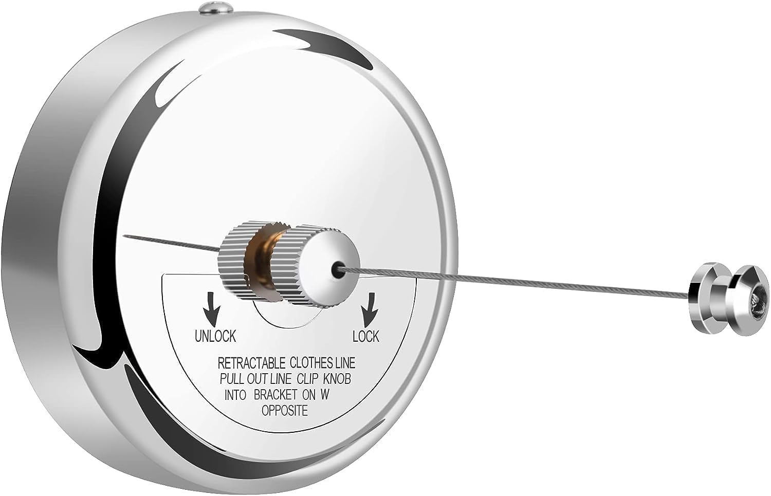 Retractable Clothesline, Wall Mounted Stainless Steel Drying Wire, Adjustable Lockable Rope for Balcony, Indoor & Hotel Use, Space Saving Clothes Drying Line with Screw Set-image-48
