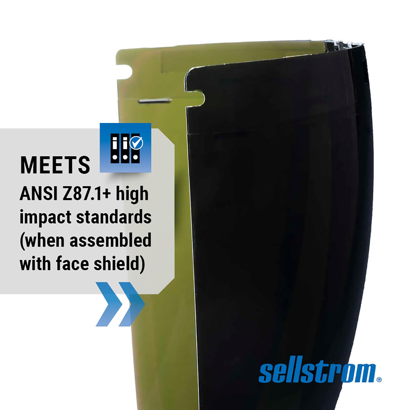 Sellstrom 32150 poliwęglanowy zamiennik klosza 5 IR okna, do ochrony twarzy DP4