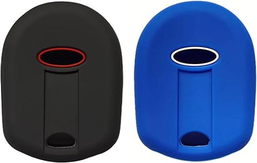 Miniatura 2 de Funda de goma de silicona para llavero compatible con Ford Edge Escape Expedition Explorer F-150 F-250 Super F-350 Super Flex Focus Fusion Mustang