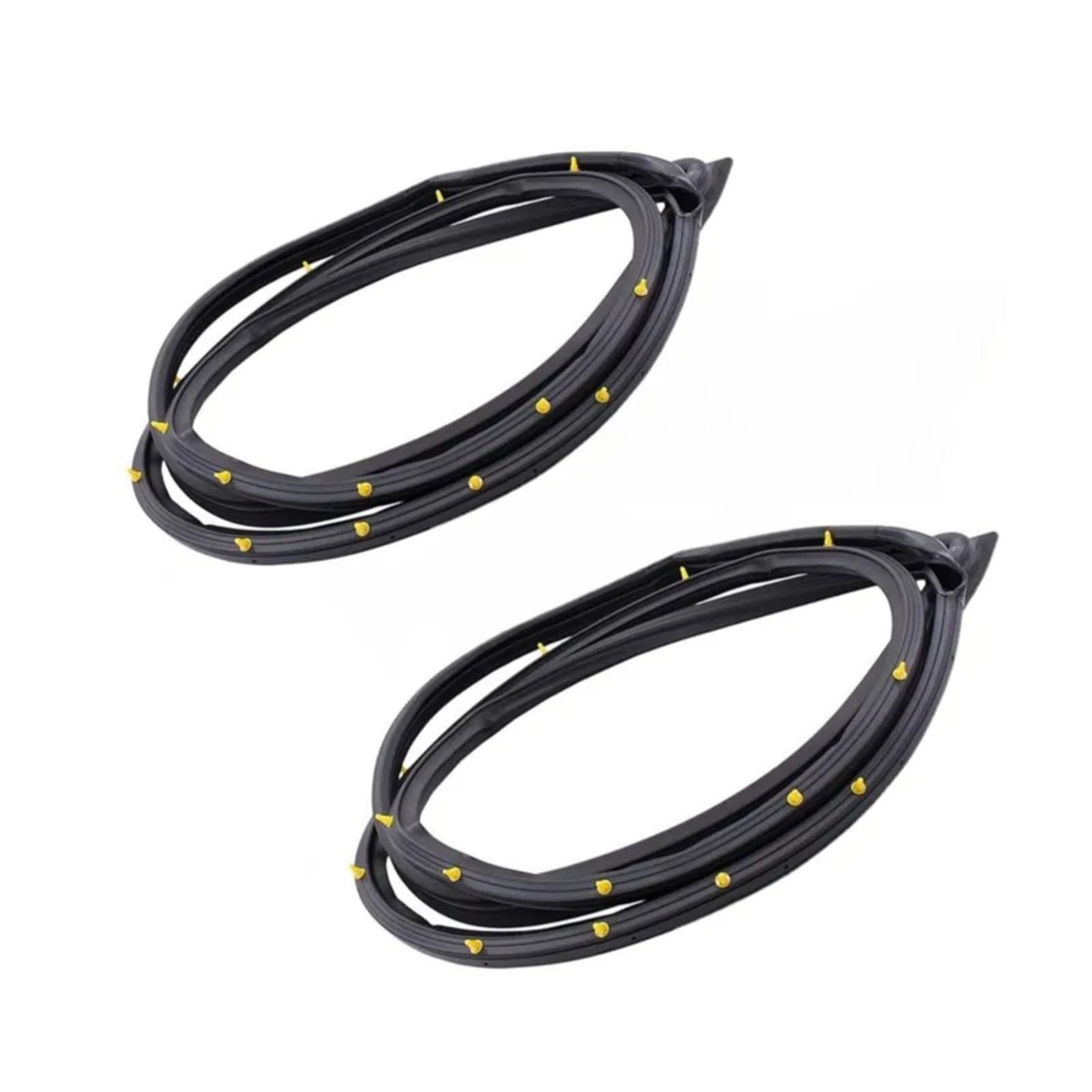 Uussup Rear Left Right Rubber Seal Weather Stripping Car Door Weatherstrip Moulding Seal Strip For Civic Sedan 2006 2007 2008 2009 2010 2011 Front