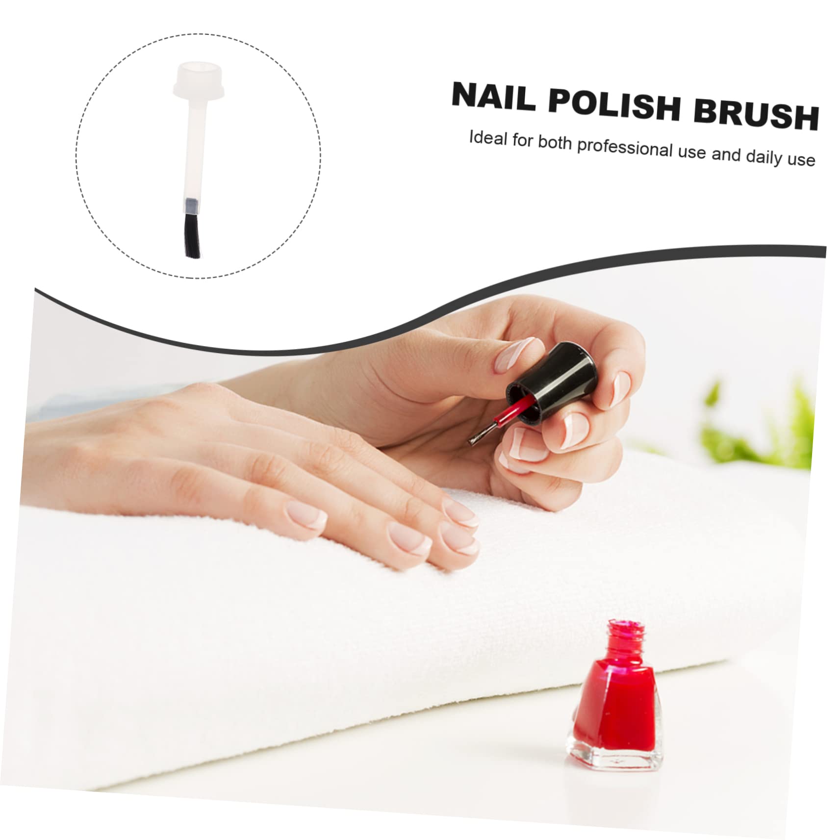 200 pezzi Pennelli Ricambio unghie Accessori Manicure Professionali per Nail Gel Testine per per Nail Art Te e Ricostruzione Unghie