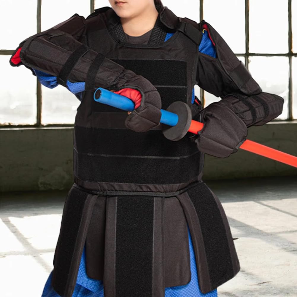 Juego de 2 Palos de Entrenamiento con Antideslizante, Juguete de Espuma para Practicar Esgrima con Espada, Regalo de 70 cm