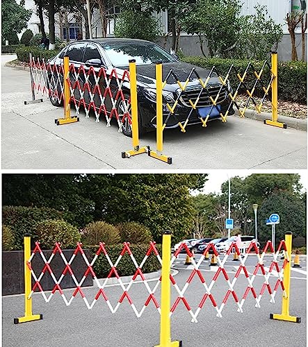 Barrières de circulation de 5m télescopiques et flexibles avec roues intégrées - 8