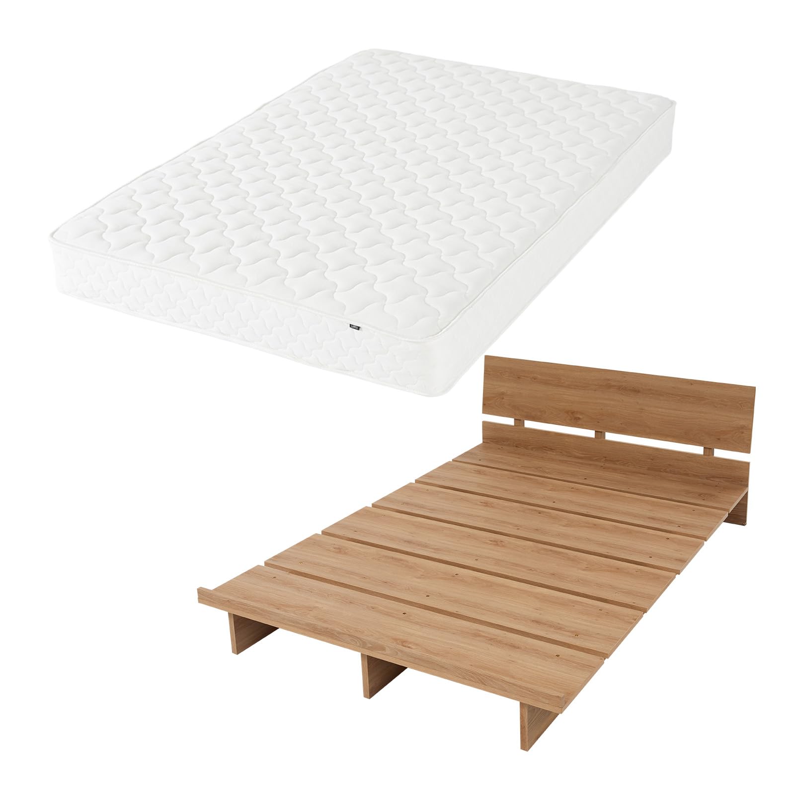 Amazon｜LOWYA ロウヤ ベッド フレーム マットレス付き ベッドフレーム