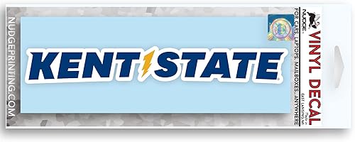 Miniatura 2 de Calcomanías y calcomanías para parachoques con licencia oficial de la NCAA (Universidad Estatal de Kent), color completo