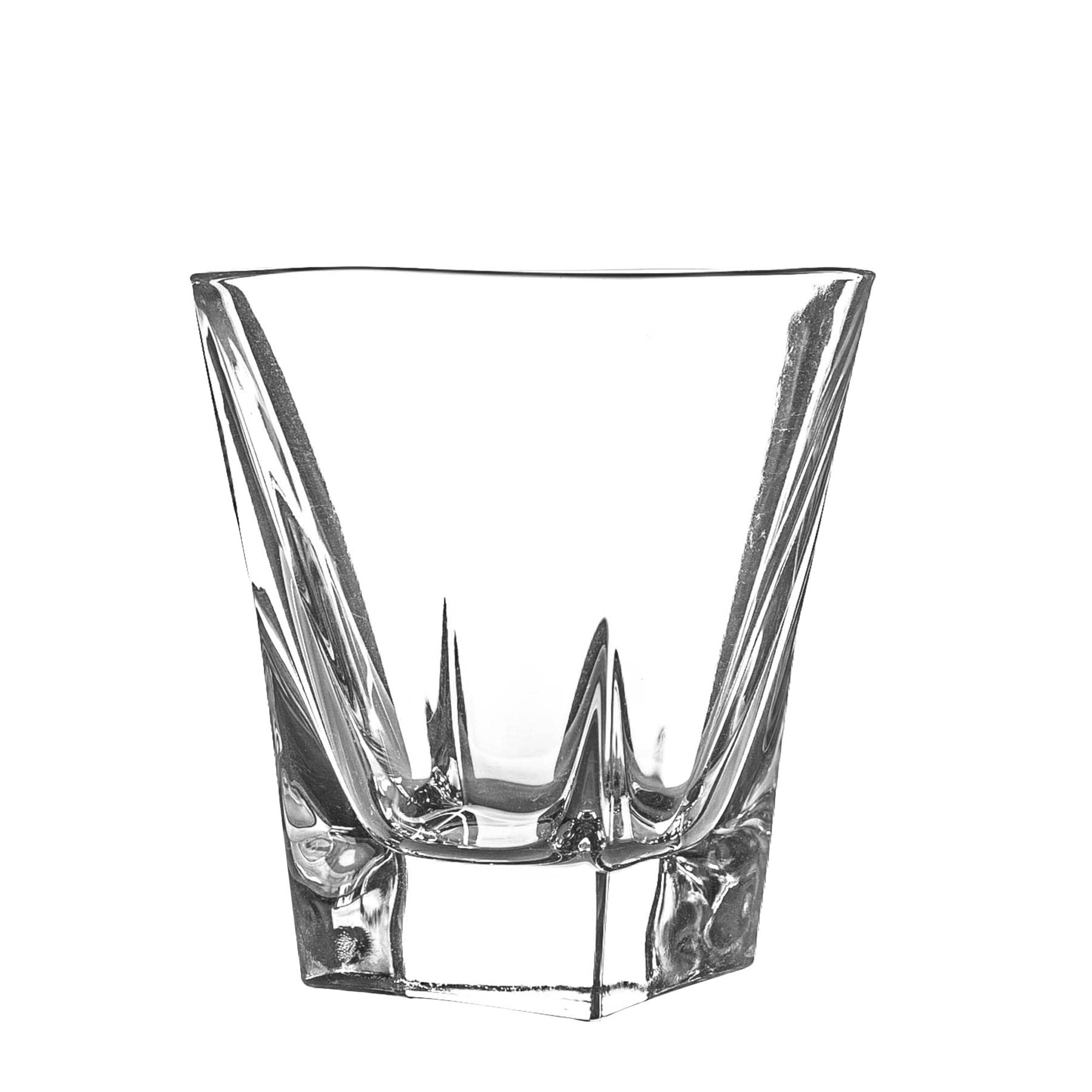RCR Crystal Fusion Whiskey Brille Set - Moderne Schnittglas -Cocktail -Turler - 270ml - 12pc