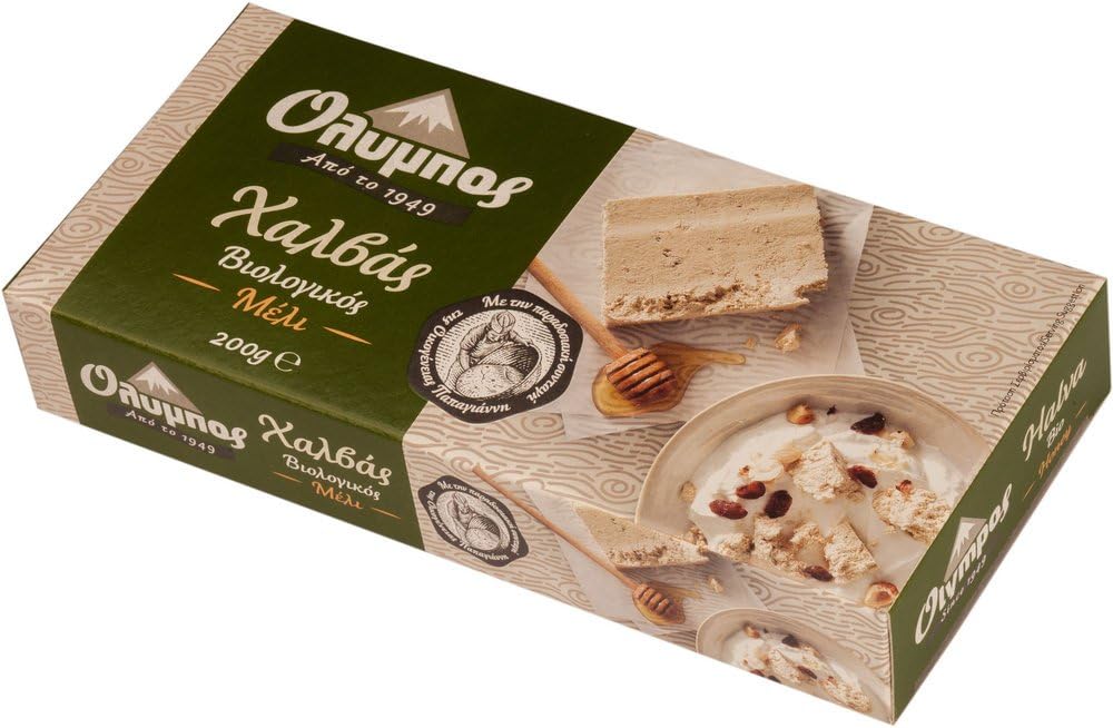 Greek Halva Organic with Honey 200g