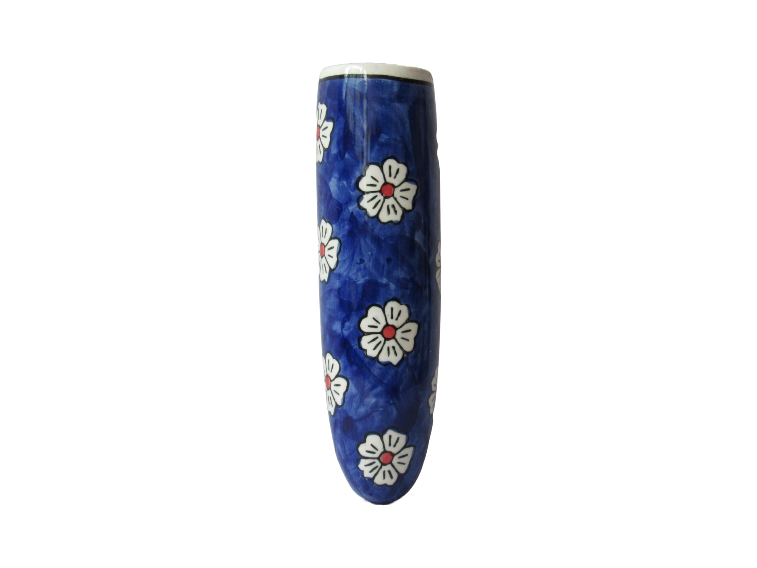 Craft Display Hand-Painted Ceramic Wall Planter for Home Decoration | Wall Planters for Balcony, Living Room, Office, Outdoor (Blue, 5 inch) (B0CHP2CNMN) Amazon Price History, Amazon Price Tracker