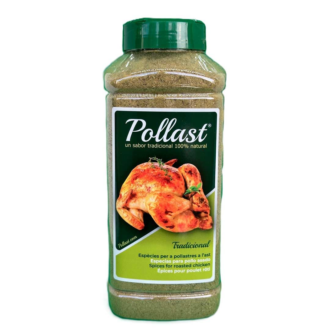Pollast Tradicional, especias para pollo asado -Bote 1,5 Kg.