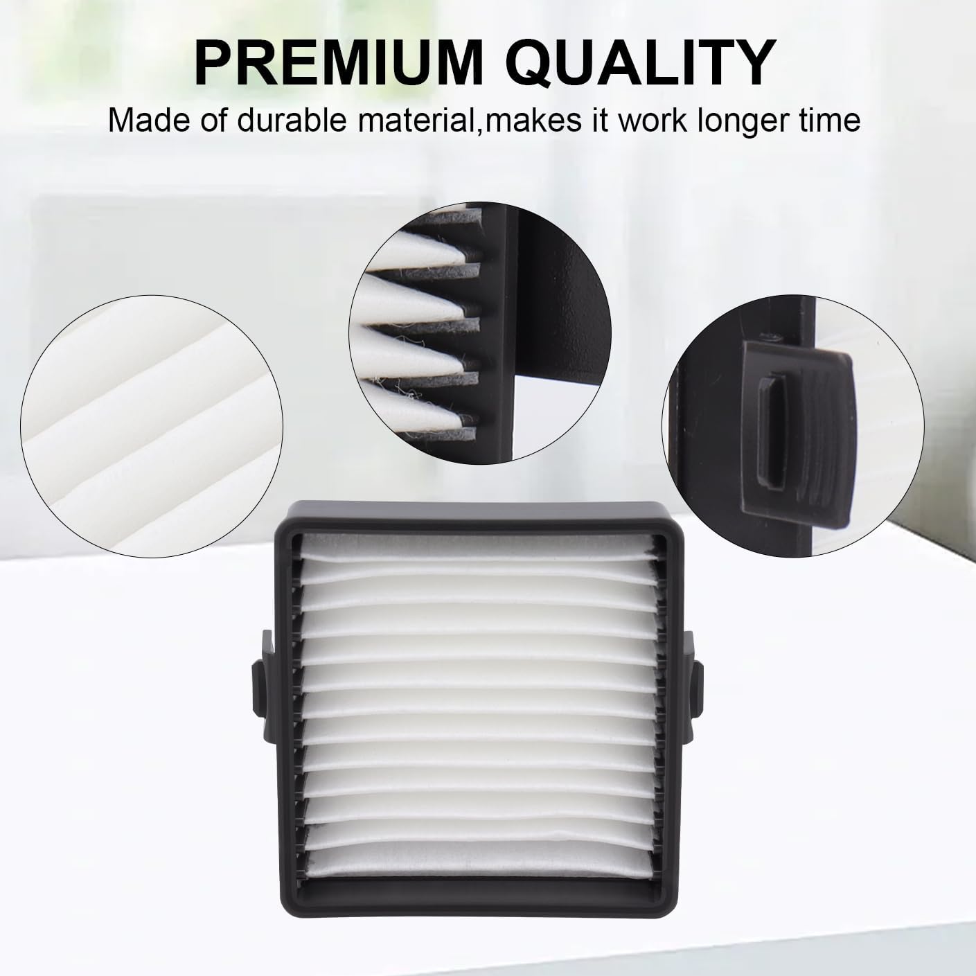 A32VC04 Filter Compatible with Ryobi Hand Vacuum Filter P712 P713 P714K 18V Hand Vacuum - Replace 019484001007 533907001 Vacuum & Dust Collector Filters - 4Pack