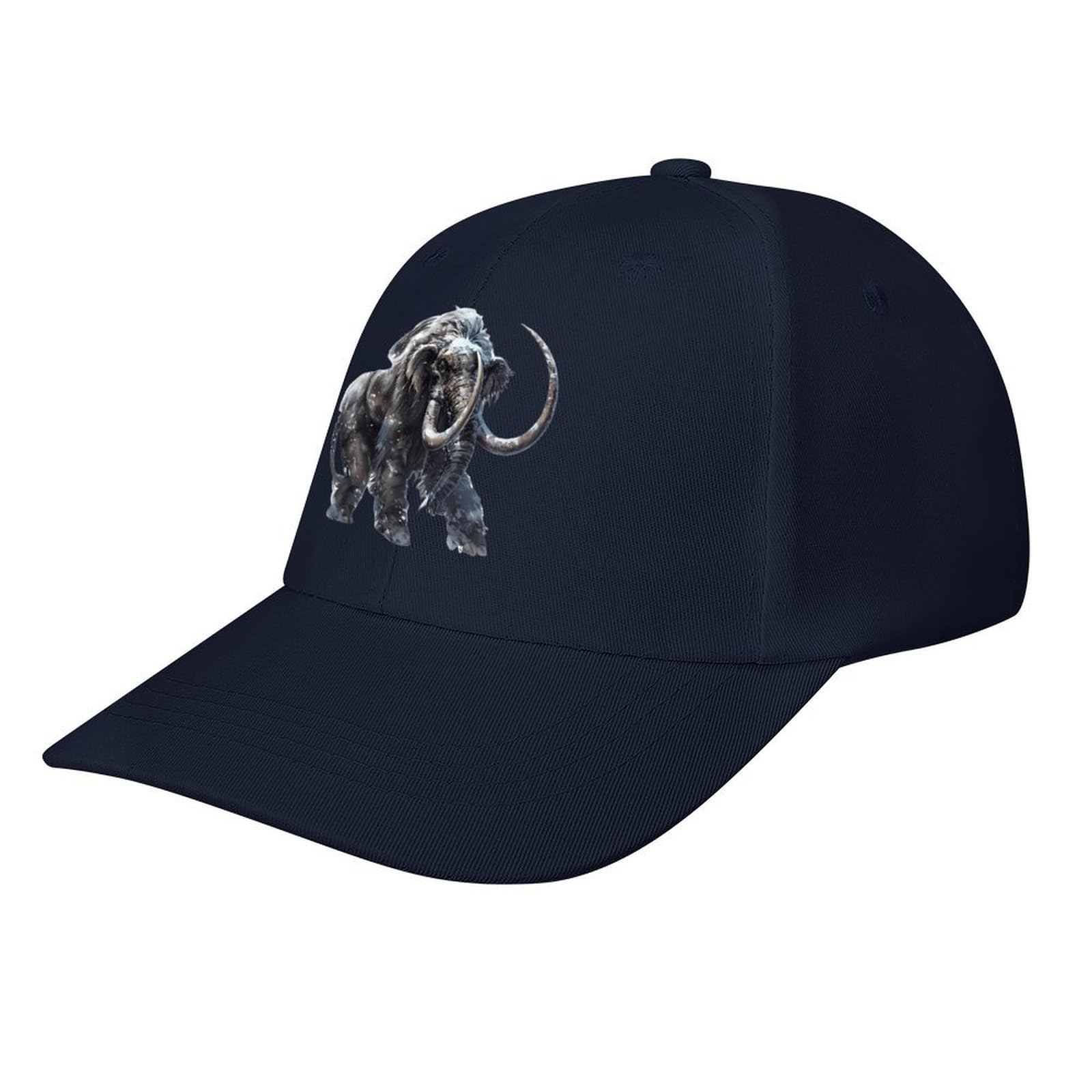 Mammoth Animal Casual Baseball Cap Funny Golf Dad Hat Adjustable Trucker Caps for Running Outdoor Sports