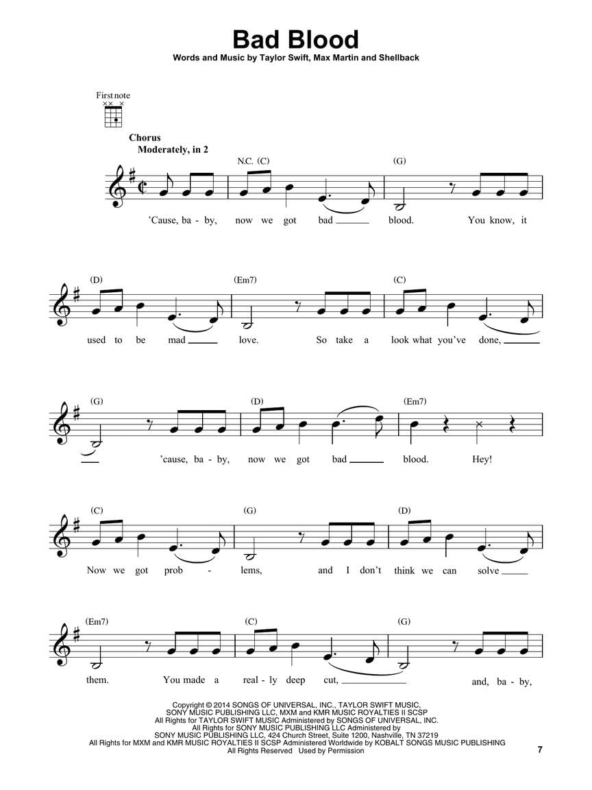 Taylor Swift - Ukulele Collection: 27 Hits to Strum & Sing