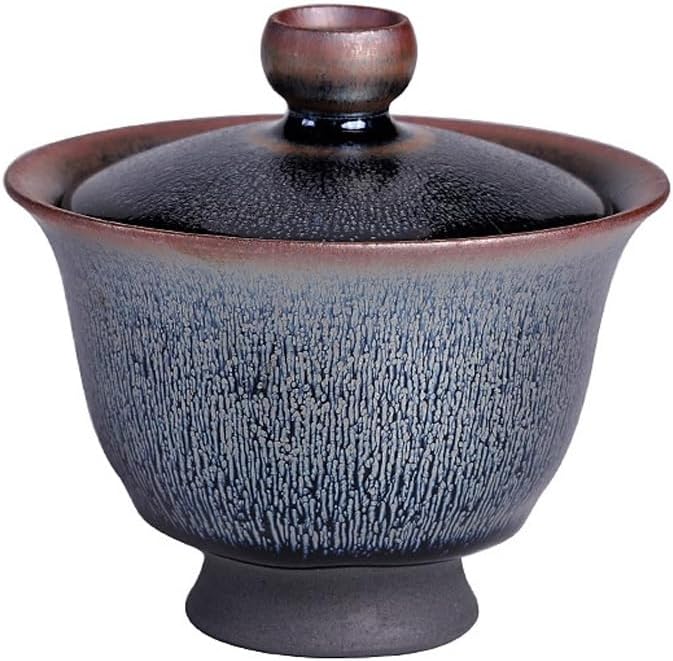 Ceramic Gaiwan Teaware Kung Fu Tea Set Cup Kiln Changed Portelain Tureen Bowl Sancai