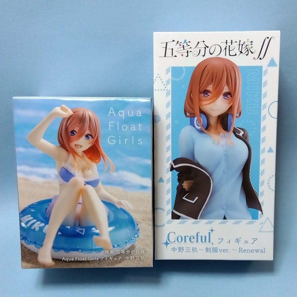 Amazon.co.jp: 五等分の花嫁 中野三玖 制服 水着 フィギュア 2体セット