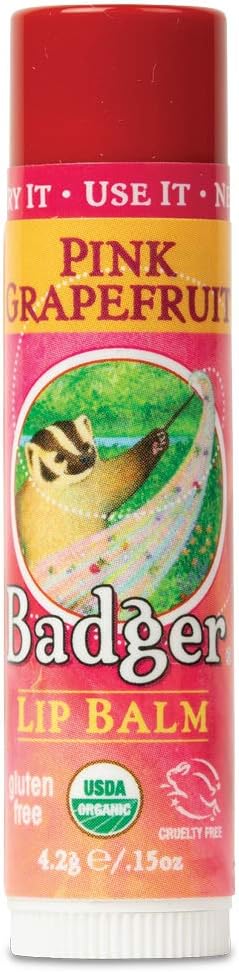 BadgerPink Grapefruit Lip Balm 4.2 G