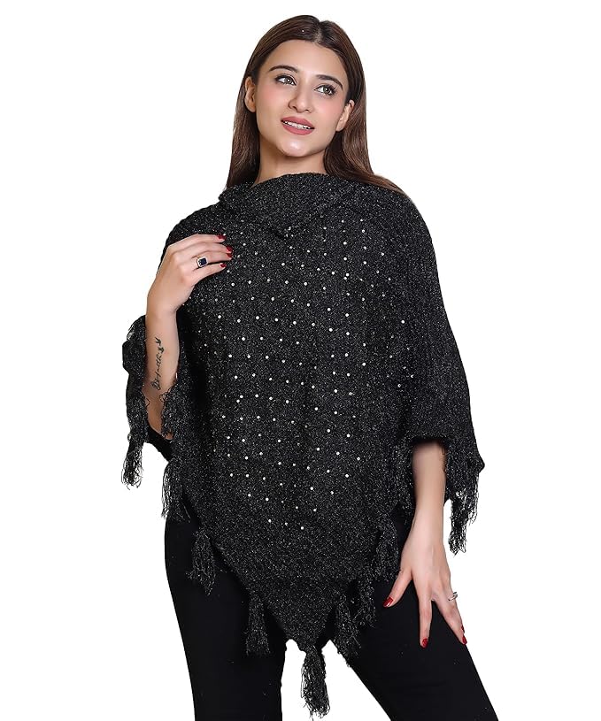 Geometric Print Designer Poncho_M-picture-31