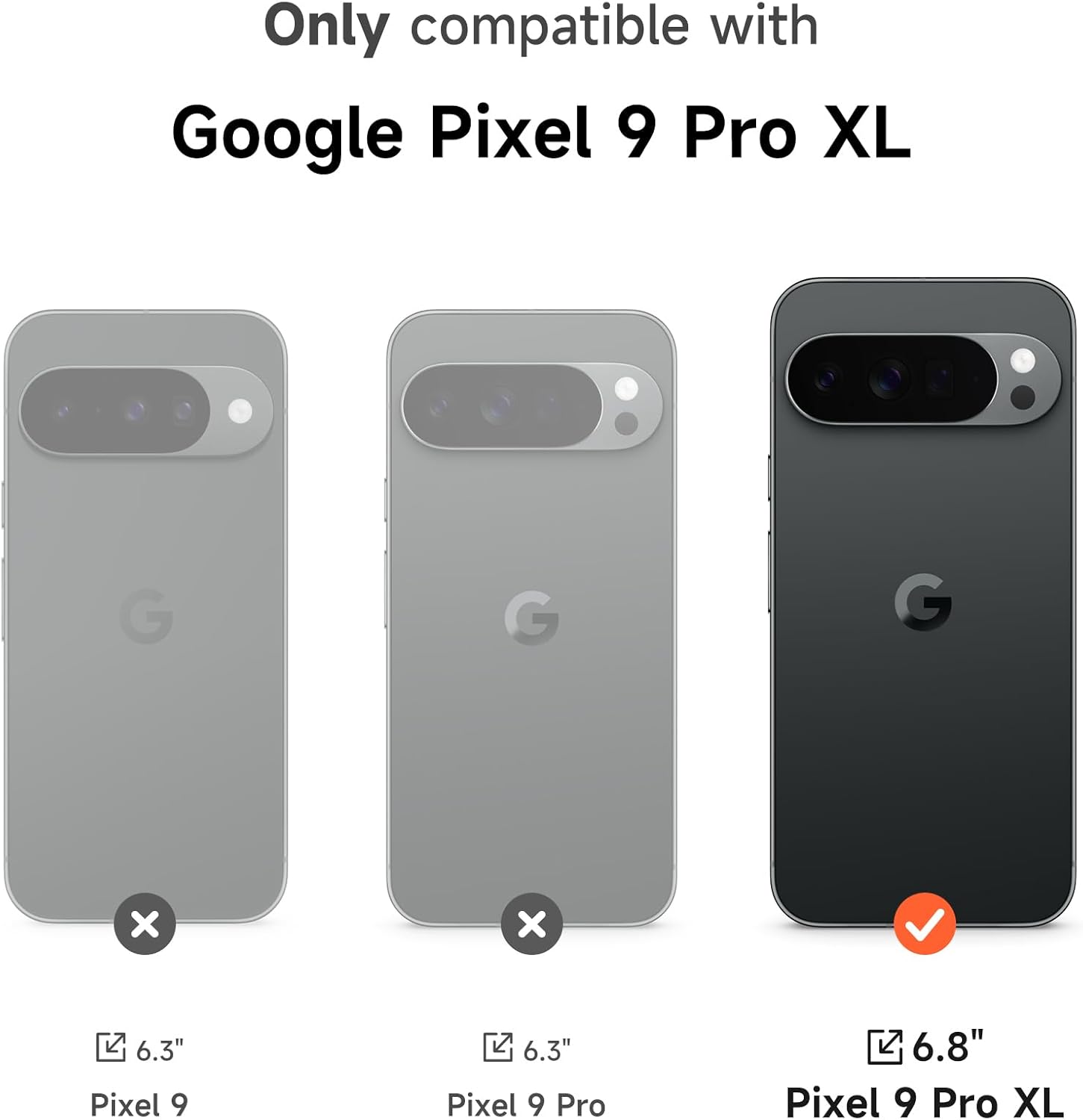 SURITCH for Google Pixel 9 Pro XL Case with 360° Rotatable Hand Strap Phone Grip Holder & Invisible Kickstand & Slide Camera Cover, Slim Rugged Shockproof Protective Cover for Pixel 9 Pro XL, Blue
