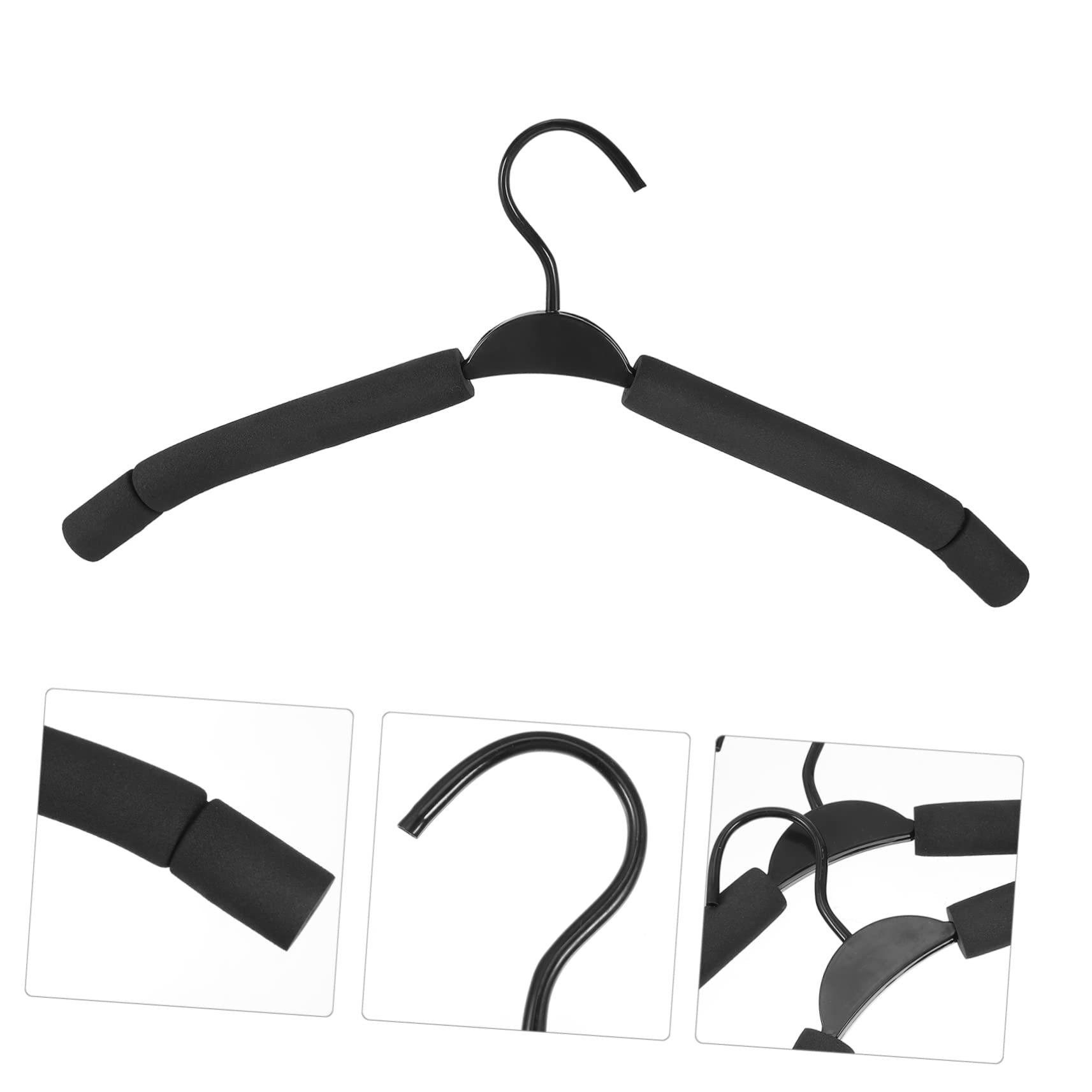 Unomor Sponge Hangers for Pants Skirt Storage Hangers Multiple Clips for Home Tidy and Organized