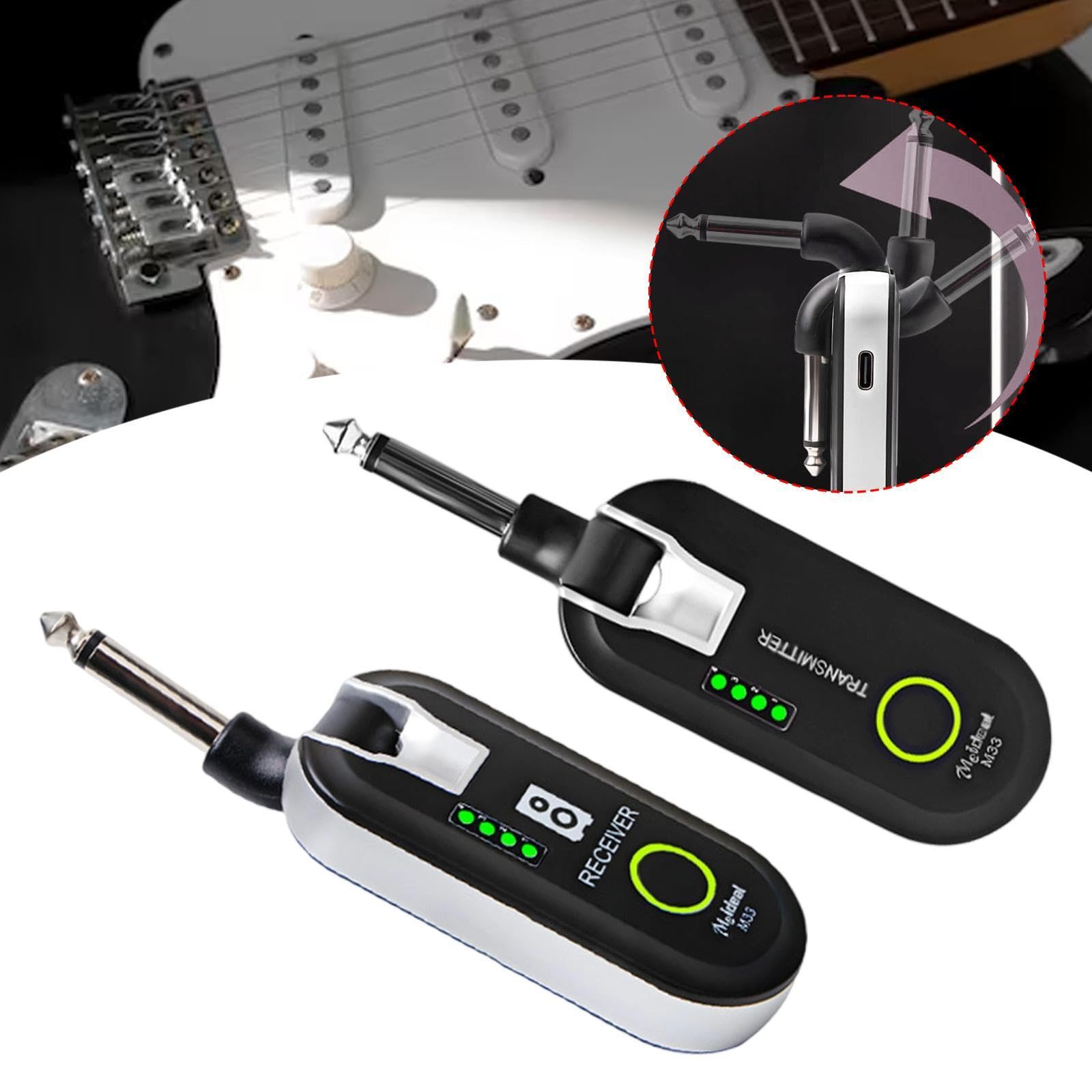 Amagogo Adaptateur sans fil pour émetteur et récepteur de guitare Système d'adaptateur sans fil Pièce pour instrument de musique
